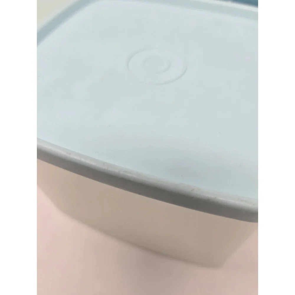 VINTAGE TUPPERWARE LOT OF 18 FOOD STORAGE TEAL SEAFOAM GREEN STACKABLE 1990s